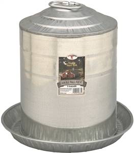 STEEL POULTRY FOUNTAIN 5GAL