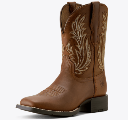 WMN RND UP SQ TOE WES BOOT