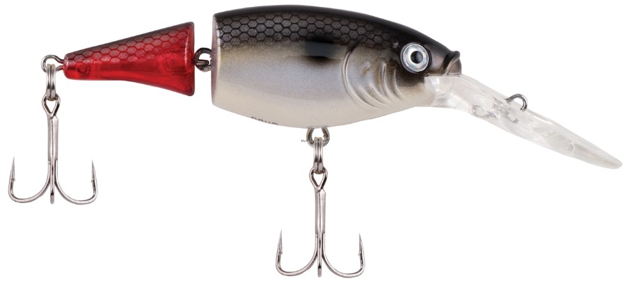RED FIRETAIL FLICKER SHAD 2"