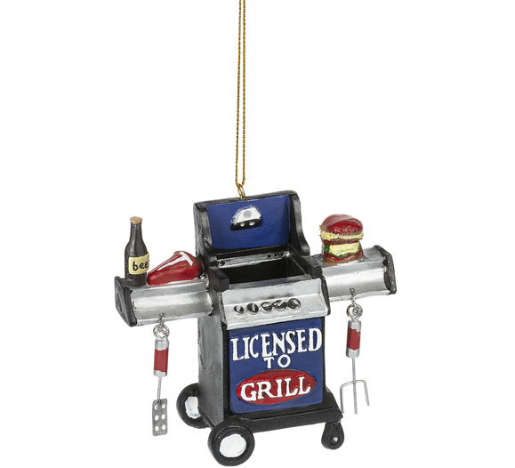 LICENSED TO GRILL ORNAMENT