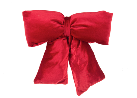 RED VELVET RIBBON ORNAMENT