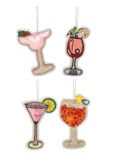 HOLIDAY DRINK ORNAMENT