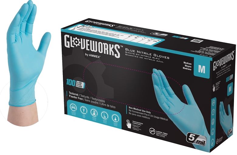 NON-STERILE MEDIUM DISPOSABLE GLOVES