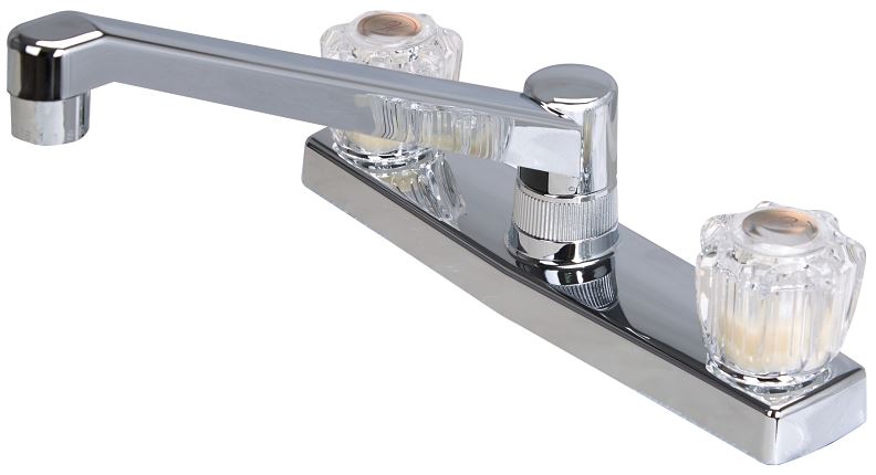 CHROME ROUND HANDLE FAUCET