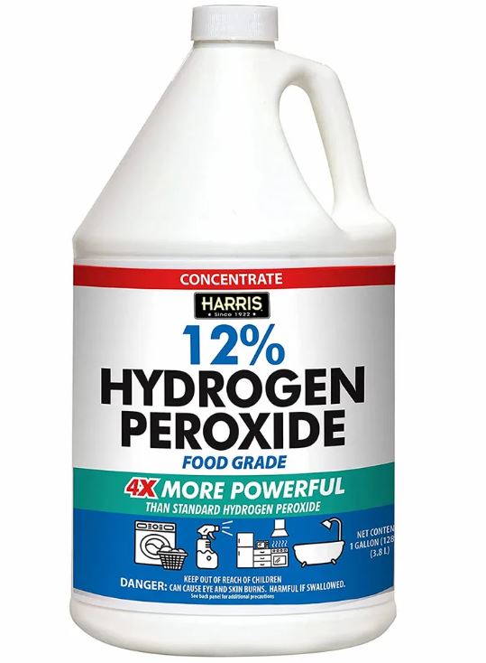 12% HYDROGEN PEROXIDE 128OZ
