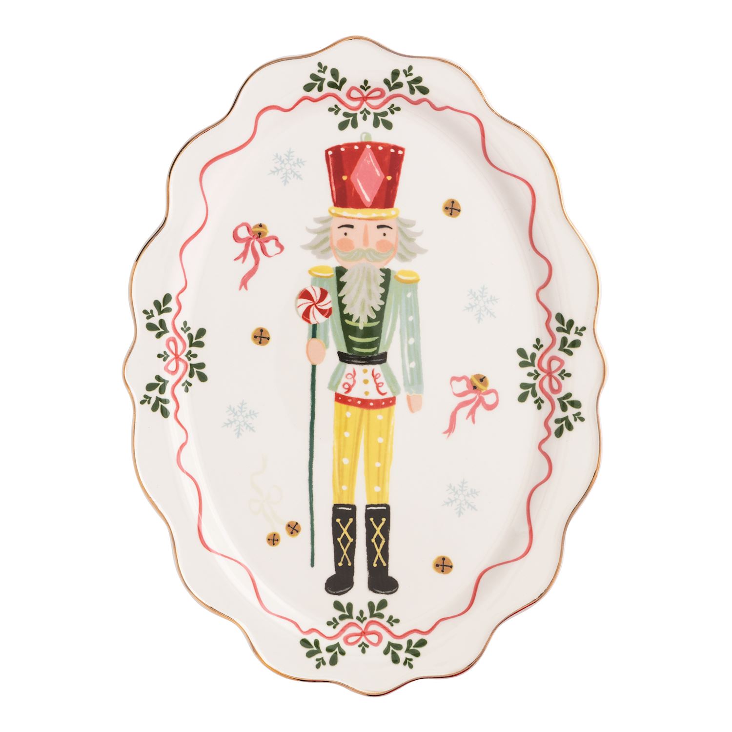 XMAS NUTCRACKER SMALL PLATTER