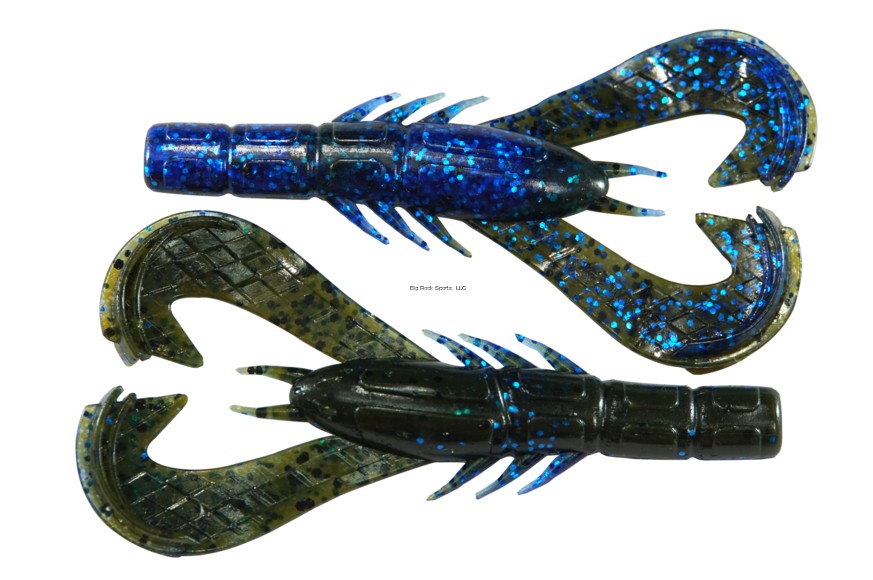 "CHIGGER CRAW GREEN PUMPKIN 4"""