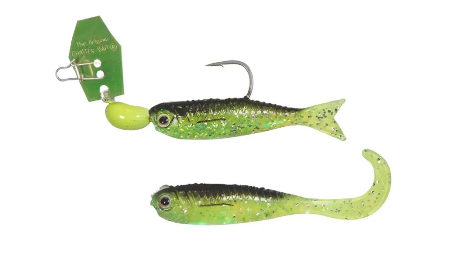 CHARTREUSE/RAINBOW CHATTERBAIT 1/8OZ