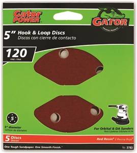 FINE SANDING DISC 5IN 120GRIT