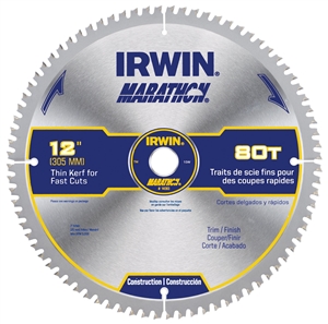 IRWIN TABLE SAW BLADE 1X12"