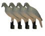CLIP ON DOVE DECOY 4 SET