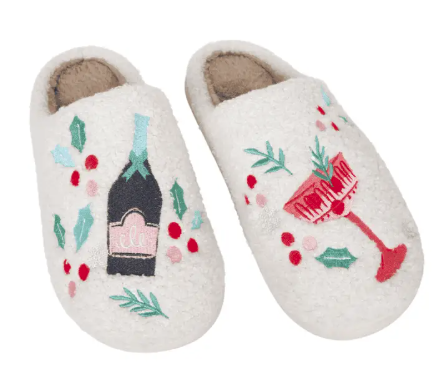HOLIDAY CHAMPAGNE SLIPPER