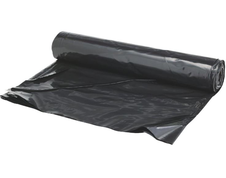 BLACK POLY FILM 15X25'