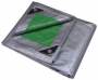 GREEN & SILVER TARP 8X6FT