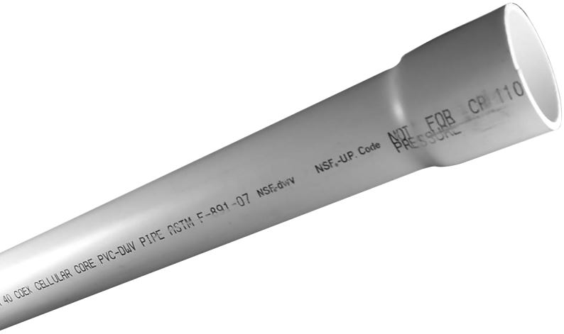 PVC PIPE SCH40 1INX20FT