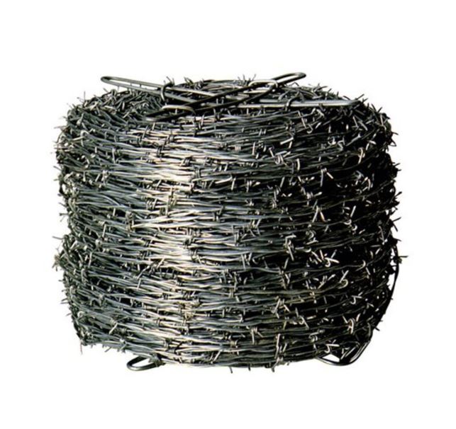 GALVANIZED STEEL BARBED WIRE 12.5GA