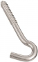 STEEL SCREW HOOK 4-1/2IN