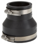 BLACK PVC FLEX COUPLING 3X2IN