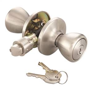 STEEL MOBILE HOME ENTRY LOCKSET