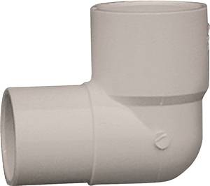 PVC 90DEG STREET PIPE ELBOW 1"