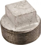 GALV SCREW PIPE PLUG 1/4"