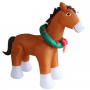 INFLATABLE HORSE W/WREATH 6'