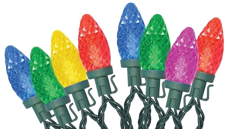 MULTICOLOR FACETED LED LIGHTS