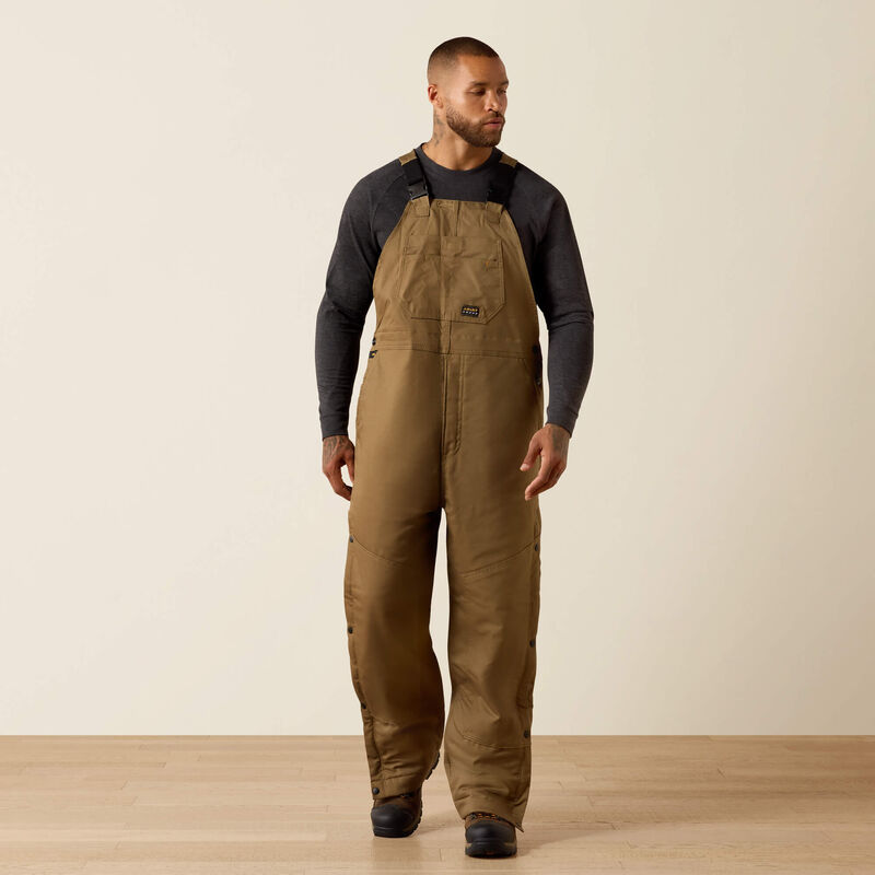 KHAKI REBAR INSULATED BIB
