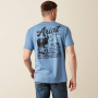 BLUE ARIAT CATTLE CO TEE