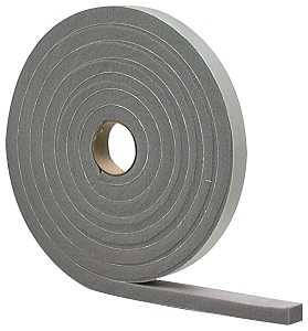 GRAY FOAM TAPE 1/2INX10FT