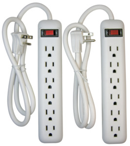 POWER OUTLET STRIP 6-SOCKET