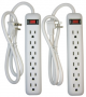 POWER OUTLET STRIP 6-SOCKET