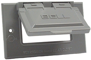 METAL GRAY COVER 4-9/16IN