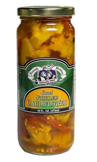 SWEET PICKLED CAULIFLOWER 16OZ
