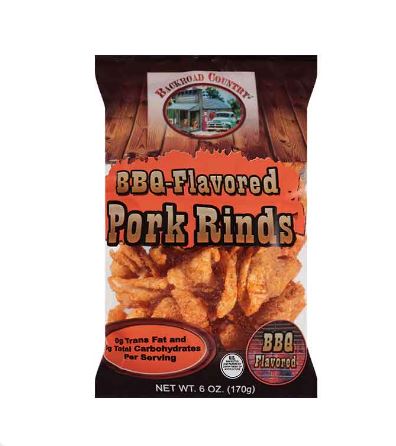 BBQ PORK RINDS 6 OZ