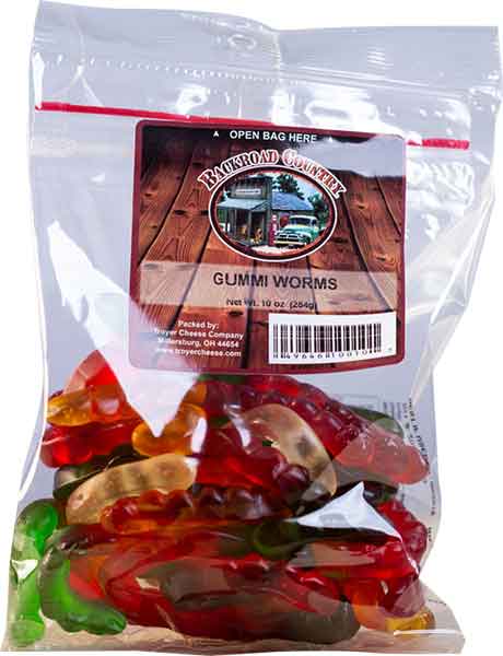 GUMMY WORMS 10 OZ