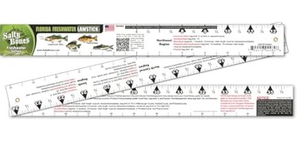 GEORGIA FRESHWATER LAW FOLDING FISH RULER