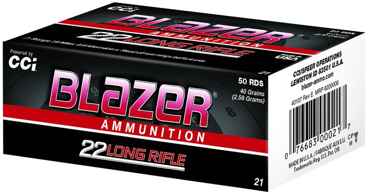 CCI BLAZER 22LR LRN 40GR 50RNDS