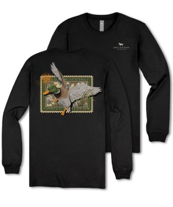 LS DUCK STAMP BLACK TEE