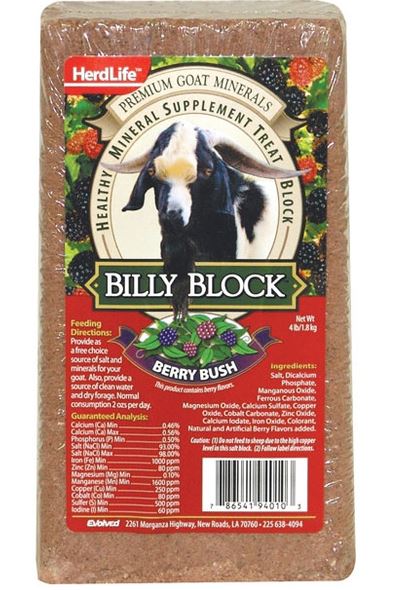 BERRY BUSH GOAT BLOCK 4 LB