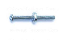 ROUND MACH W/NUTS 6-32X1-1/2