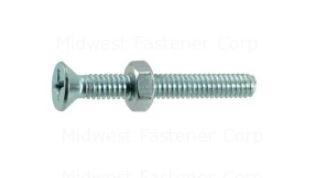 ZINC PH MACH W/NUTS 1/4-20X2