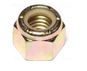 YELLOW ZINC INSERT LOCK NUT 1/2-13