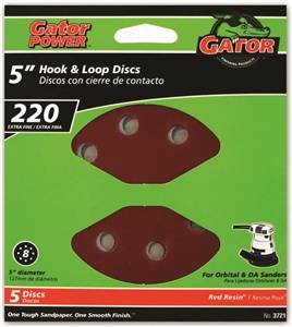 EXTRA FINE SANDING DISC 5" 220GRIT