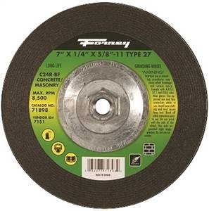 COARSE GRINDING WHEEL 7IN 24GR