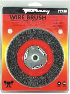 WIRE BENCH WHEEL BRUSH 1/2-5/8