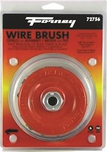 STEEL WIRE CUP BRUSH 6IN