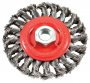 STEEL WIRE WHEEL BRUSH 4IN