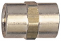 BRASS AIR LINE COUPLING 1/4IN