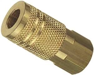 BRASS FNPT COUPLER I/M STYLE 3/8